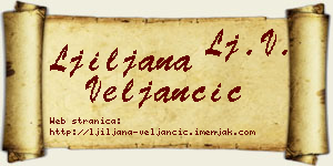 Ljiljana Veljančić vizit kartica